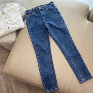 Louis Vuitton LV blue jeans