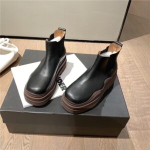 bottega veneta leather ankle boots replica shoes