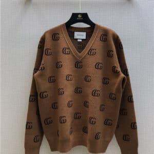 gucci GG brown sweater
