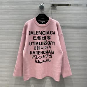Balenciaga spring knitted sweater