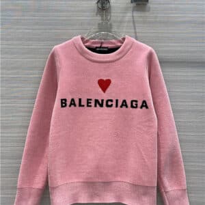 balenciaga love letter logo sweater