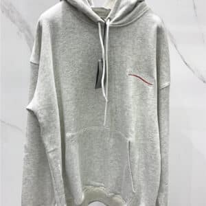 balenciaga embroidered logo letter hoodie