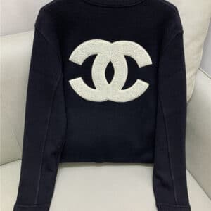 chanel logo sweater