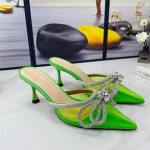 mach & mach double crystal heels