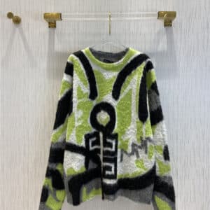 givenchy jacquard mohair sweater