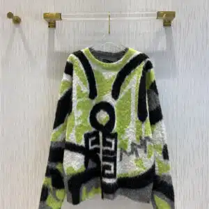 givenchy jacquard mohair sweater