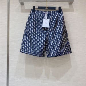 dior classic logo letters shorts