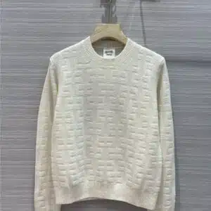 hermes classic crew neck cashmere sweater