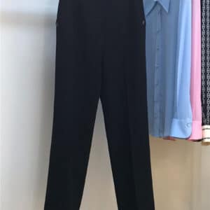 dior CD button flared casual pants
