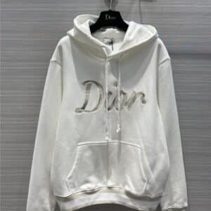 dior logo letter embroidery sweatshirt
