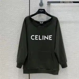 celine logo letter sweatshirt