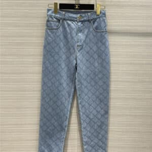 chanel diamond watermark jeans