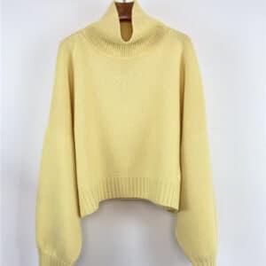 celine loose turtleneck cashmere sweater