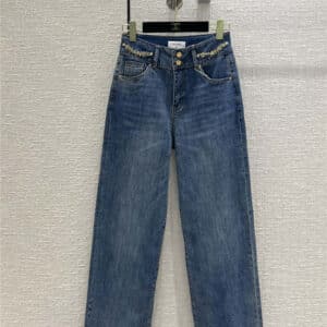 chanel straight jeans