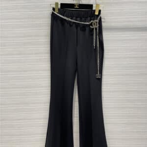 chanel black trousers