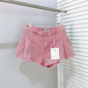 Chanel new circle   denim skirt pants