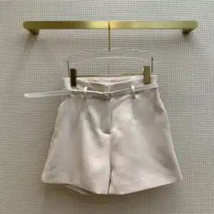 dior A-line shorts with belt