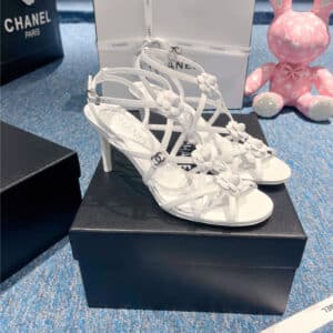 Chanel camellia explosion sandals