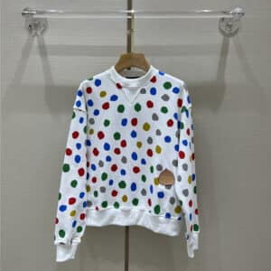 louis vuitton LV early spring new polka dot sweater
