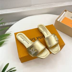 louis vuitton LV latest square toe slippers