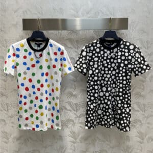 Louis vuitton LV painted dot pattern short -sleeved T -shirt