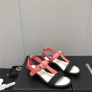 Chanel new C buckle rhinestone high heels