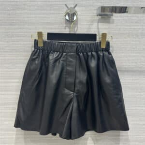 dior spring summer new leather shorts