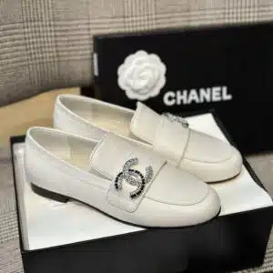 Chanel spring and summer crystal double c loafers