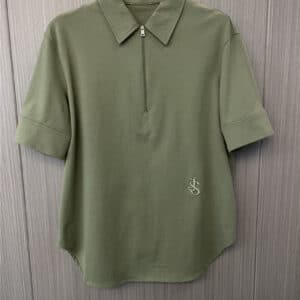 jil sander short sleeve polo collar T-shirt