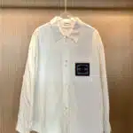 Chanel combination button shirt