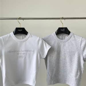 alexander wang new fashion simple style short T-shirt