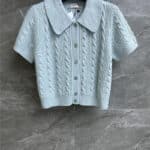 celine twist knitted short sleeves