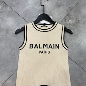 Balmain new letter vest
