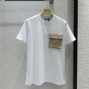 miumiu nylon pocket T-shirt