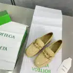 Bottega Veneta horseshoe buckle loafers