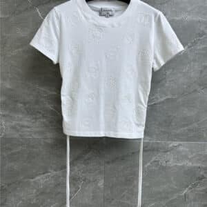 chanel embroidered T-shirt