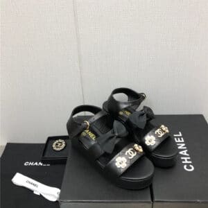 chanel top sandals