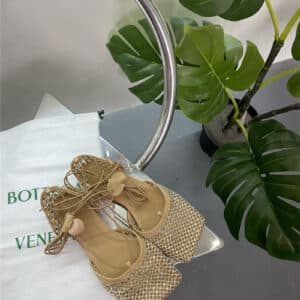 Bottega Veneta New Mesh Diamond Roman Series Sandals