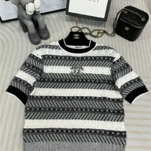 Chanel new knitted short sleeve