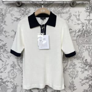 Chanel knitted polo shirt