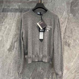 prada gray sweater