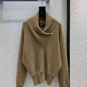 ysl camel mohair sweater
