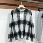 Givenchy men's mohair long-sleeve sweater