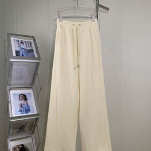 MaxMara cotton-blend slouchy wide-leg trousers