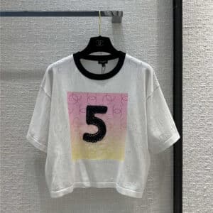 Chanel Hollow Double C Knit Top