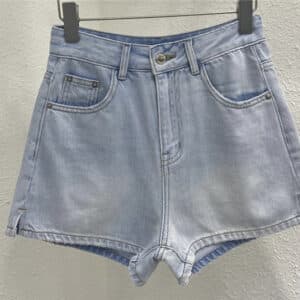 prada summer denim shorts