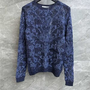 dior floral embroidery sweater