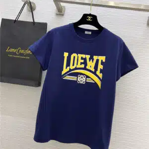 Loewe new retro letter print short-sleeved T-shirt