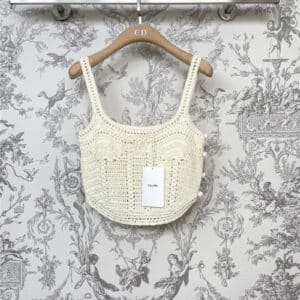celine summer new knitted camisole