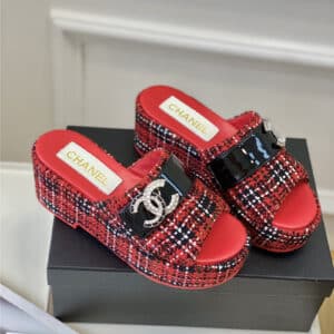 Chanel new platform sandals